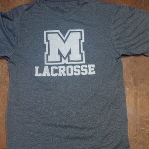 Gray Lacrosse T-Shirt